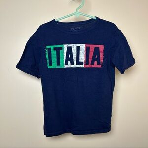 Italy Graphic Tee | Boys Size Small 5/6 | Italia Shirt | The Children’s Place